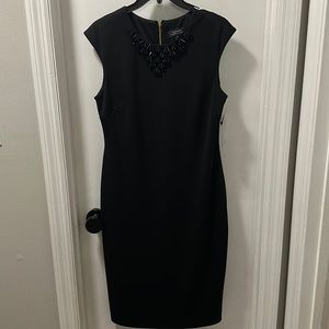 Tahari Arthur S. Levine Black Cocktail Dress
